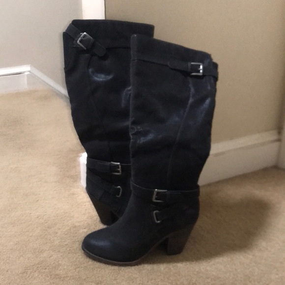🌸NEW🌸 Fergie Fergalicious Warren Black Boots - Picture 3 of 15